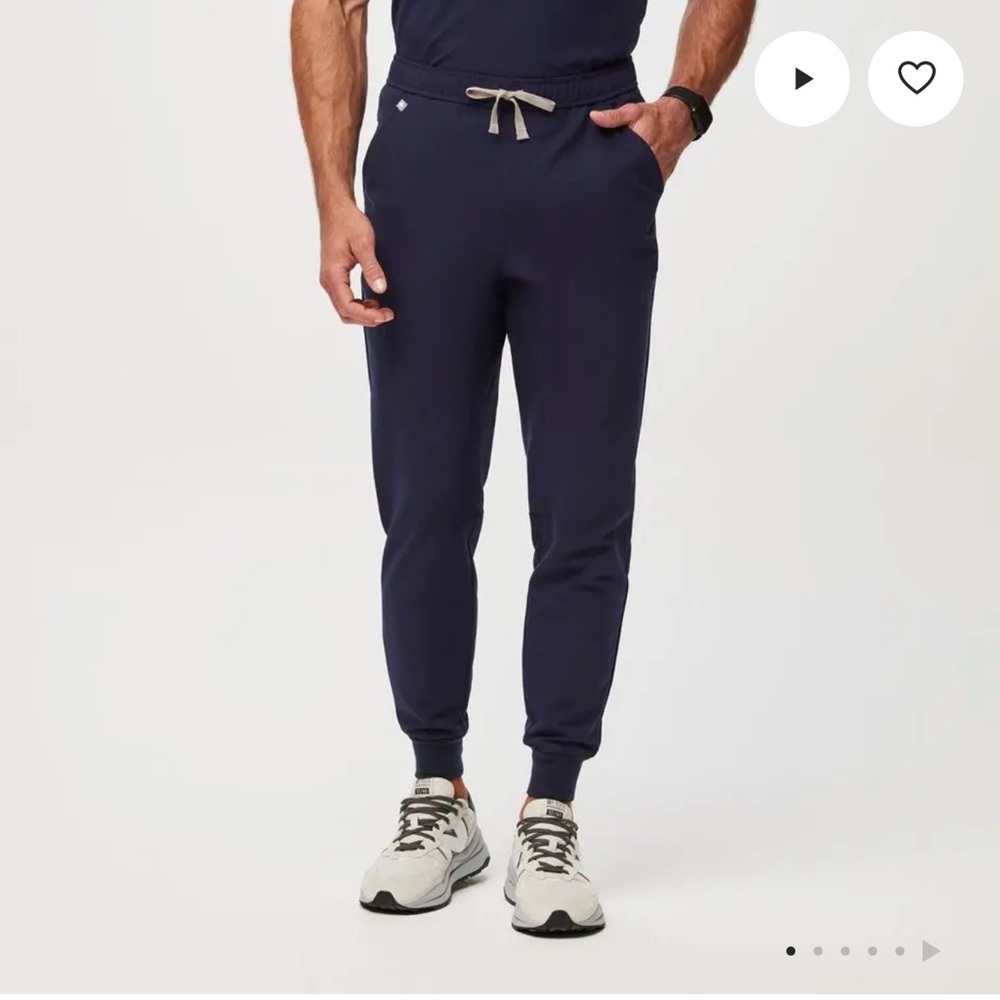 Figs Mens Tansen Jogger Scrub Pants size Medium Navy